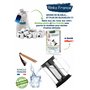 Rinko France |35 Perles de Céramique Pour Filtrer l’Eau du Robinet - Anti Calcaires - élimine Le Mauvais Gout - Ideal Pour Caraf