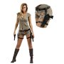 CA SE FETE Deguisement Femme Sexy I Cosplay Accessoires I 2 x Pistolets 21 cm I Gants Noires I Lunettes De Soleil Rouge I Ceintu