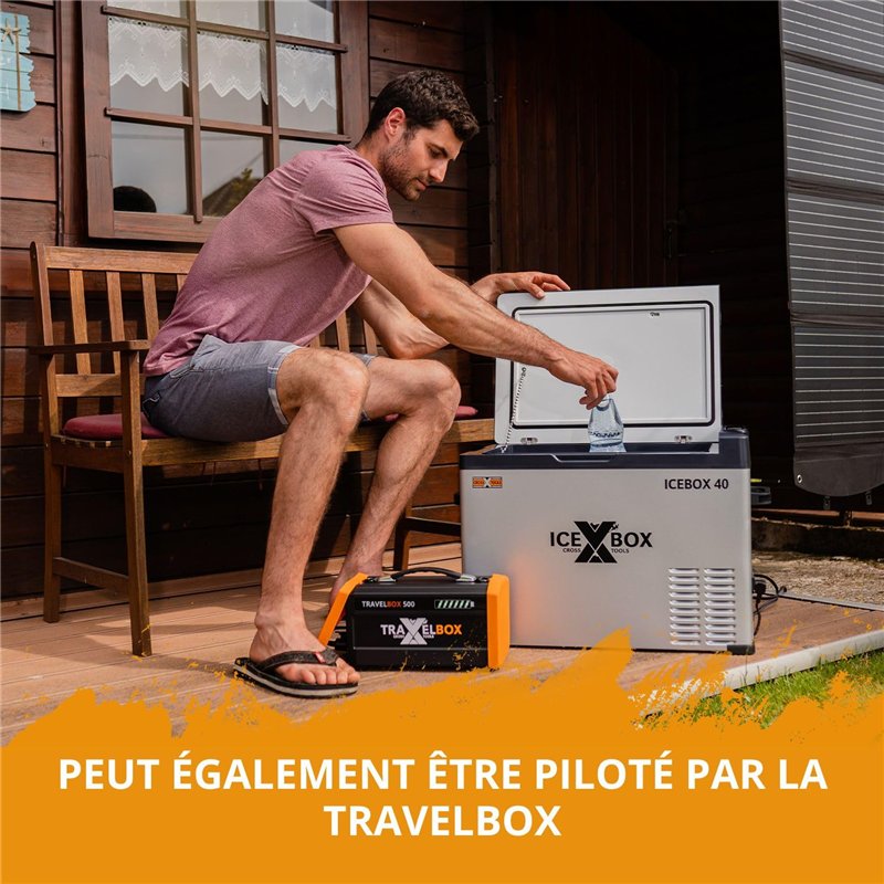 Image secondaire de CROSS TOOLS ICEBOX 40 Glacière Électrique à Compresseur pour Le Camping et Les Voyages avec Commande par App Réfrigération à -20