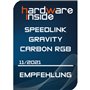 Speedlink GRAVITY CARBON RGB - 2.1 Système de Haut-Parleurs 2.1 avec Subwoofer, Bluetooth et jack 3,5mm AUX, 120 W, RGB Enceinte