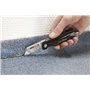 Westcott E-84034 00 Multitool Cutter multifonction Couteau multifonction Lame Drop-Point 7,5 cm Scie pliante 7,5 cm Tournevis Lu