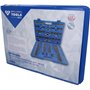 BRILLIANT TOOLS BT101985 Jeu de tarauds et filières TiN, 110 pcs [Powered by KS TOOLS]
