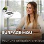 silmo Tapis de Souris S (250 x 200 mm) Petit Mouse Pad, Motif Noir - Approprié pour Souris de Bureau et Gaming