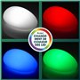 EASYmaxx Pierre décorative solaire | Lampe de jardin moderne avec éclairage DEL et changement de couleur | Résistante aux intemp