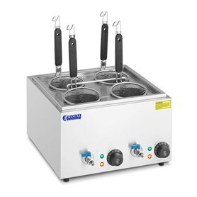 Royal Catering RC-0042 Cuiseur à pâtes cuiseur de pâtes cuiseur (4 paniers