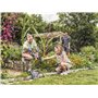 Gant jardi ent 9/L Gardena : Gants pr travaux de jardinage entretien, adhérence optimale, tissu en maille respirante, design « m