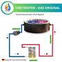 Firetwister® Basic Chauffage de Piscine avec feu,Ø 32/38 mm raccordement,Spirale de Chauffage,Spirale,échangeur de Chaleur,jusqu