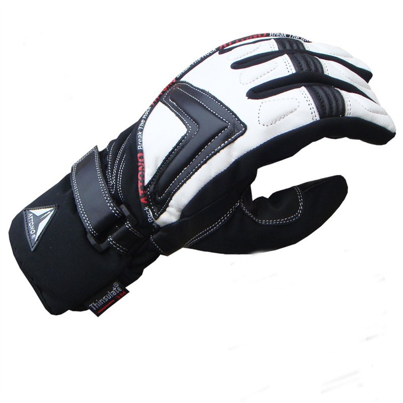 Image secondaire de ATTONO Gants de ski V01 - 3 en 1 - En cuir - Avec sous-gants (XL)