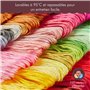 Kit de fils à broder 100 couleurs de 5 mètres: Set de fil à coudre, à nouer, à tresser, à crocheter - Set point de croix et brod