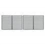 BBQ-Toro Lot de 2 grilles de barbecue en métal - 45 x 30