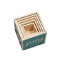 Kindsgut Jeu d’éveil Cubes gigognes en Bois, Jeu de tri et d’empilage en Bois pour Enfants, 5 pièces, Motifs Animaux et Chiffres