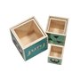 Kindsgut Jeu d’éveil Cubes gigognes en Bois, Jeu de tri et d’empilage en Bois pour Enfants, 5 pièces, Motifs Animaux et Chiffres