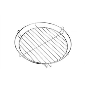HeRo24 Grille de cuisson chromée de 40 cm avec rail de suspension