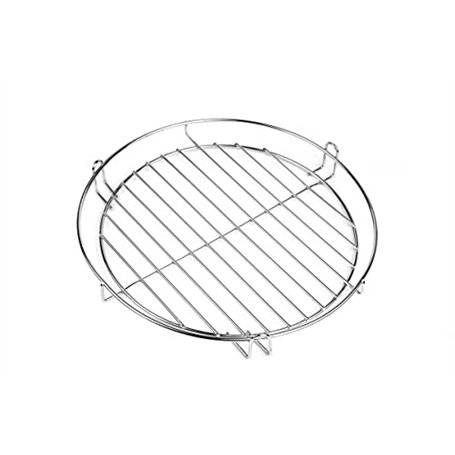 HeRo24 Grille de cuisson chromée de 40 cm avec rail de suspension