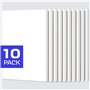 Fantastino® Bloc-Note A6 Vierge - 10 Pièces, 500 Feuilles (50 par Bloc) Papier Premium 90 g/m². Petit, Bloc de Feuilles Blanches