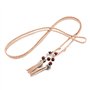 BYFRI Taille Femmes corde avec pompons et perles à la main Ceinture pour dames Robe