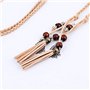 BYFRI Taille Femmes corde avec pompons et perles à la main Ceinture pour dames Robe
