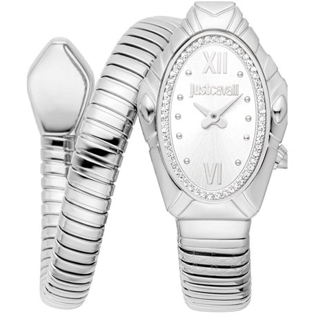 Montre Femme Just Cavalli SNAKE Argenté (Ø 25 mm)