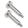 EMSea 2pcs Vis de Fixation Base de Console de Jeu Compatible avec PS5 Remplacement de l'hôte Machine de Jeu Inférieure du Suppor