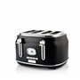 Westinghouse. Grille-pain rétro WKTTB809BK de couleur noire