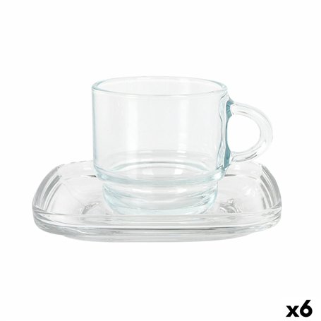 Jeu de 6 tasses avec plat LAV Cozy (6 Unités)