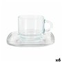 Jeu de 6 tasses avec plat LAV Cozy (6 Unités)