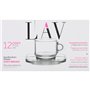 Jeu de 6 tasses avec plat LAV Cozy (6 Unités)
