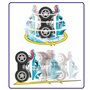 Voiture Télécommandée Colorbaby 13 x 8 x 8 cm (6 Unités)
