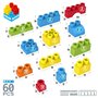 Blocs de construction Color Block 60 Pièces