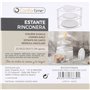 Étagère d'Angle Confortime 22,5 x 22,5 x 21,5 cm (10 Unités)