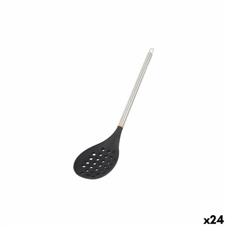 Écumoire MasterChef Silicone Acier inoxydable 34 cm (24 Unités)