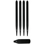 Merriway BH06780 Étiquettes pour plantes en plastique Noir 100 x 14 mm