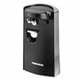 Daewoo Ouvre-boîte électrique SDA2313 - Multifonction - Aiguiseur de couteaux - Ouvre-bouteille - Mains libres - 60 W - Noir et