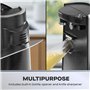 Daewoo Ouvre-boîte électrique SDA2313 - Multifonction - Aiguiseur de couteaux - Ouvre-bouteille - Mains libres - 60 W - Noir et 