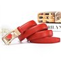 Femmes Ceinture Ratchet Ceintures en Cuir Véritable pour Les Dames Jeans avec Ceinture Automatique Coeur d'or Boucle avec Réglab