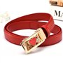 Femmes Ceinture Ratchet Ceintures en Cuir Véritable pour Les Dames Jeans avec Ceinture Automatique Coeur d'or Boucle avec Réglab