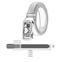 Femmes Ceinture Ratchet Ceintures en Cuir Véritable pour Les Dames Jeans avec Ceinture Automatique Coeur d'or Boucle avec Réglab