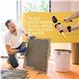 BLOSTM Maillet Caoutchouc - Maillet en Caoutchouc avec Poignée Robuste et Antidérapante, Idéal pour les Dalles, la Brique, les P