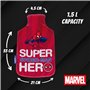 Marvel Spiderman Bouillotte D'eau Chaude, Spiderman Sac D'eau Chaude, Velours Doux au Toucher, Thérapie Chaude et Froide, Capaci