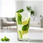 Glasmark KROSNO 1992 Lot De 6 Verres À Cocktail Café Jus Eau En Verre Transparent Verres Hauts 320 ml Lavable Au Lave-Vaisselle