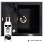 Shieldon Protects Kit de Nettoyage (250 ml) et Imprégnation (200 ml) pour Éviers en Granit avec Éponges et Chiffon Microfibre - 