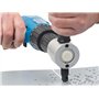Grignoteuse à métal double tête Grignoteuse pour la découpe de tôle Adaptateur pour perceuse