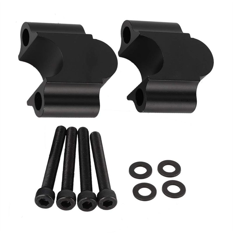 Universal Aluminum Alloy Handbar Riser，Paire de montants de guidon de moto Motorcycle Handbar Riser 7/8'' 22mm Motorcycle Handba