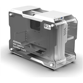 Zeaginal ZC-01M (Blanc) ZC-01M-WH - Boitier PC Aluminium Ouvert Gaming