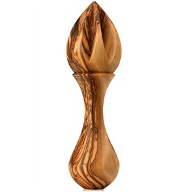 KASSIS Presse-agrumes en bois d'olivier - Presse-agrumes pour un jus frais - Presse-agrumes