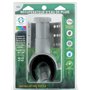 PVC Récupérateur Collecteur Eau de Pluie + scie Cloche pour gouttière de 75 à 100 mm