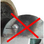 REDPOINT PIROMETRO/thermomètre 0-600° Inox pour fours à pizza, barbecue, fours à bois, etc.