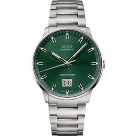 Montre Femme Mido COMMANDER BIG DATE Argenté