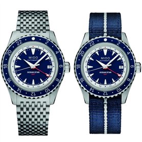 Montre Homme Mido OCEAN STAR GMT SPECIAL EDITION Argenté
