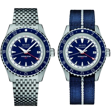 Montre Homme Mido OCEAN STAR GMT SPECIAL EDITION Argenté